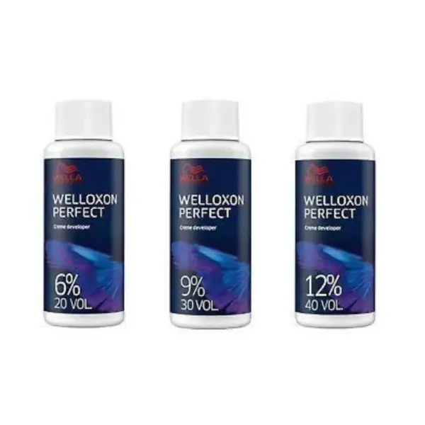 Wella Oxigenada Welloxon Perfect 60ml 30vol. - Imagen 1